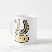 #1 CHAMPION Pap koffie mok kop (Voorkant links)