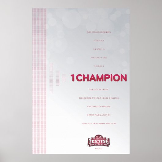 1 Champion Poster (Voorkant)