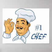 #1 Chef Poster (Voorkant)