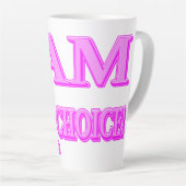 "#1 CHOICE" Kute Expression Design. Bestel nu Latte Mok (Rechterhoek)