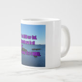 1 Chronicles 16:14 WEBU Mug Grote Koffiekop (Voorkant rechts)