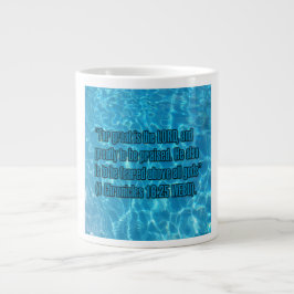 1 Chronicles 16:25 WEBU Mug Grote Koffiekop