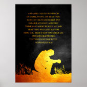 1 Chronicles 4:10 Bijbelversie Poster (Voorkant)