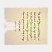 1 Chronicles 4:10 Fleece Deken (Voorkant (Horizontaal))