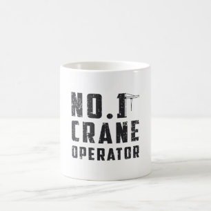 1 Constructieplaats voor kraanarbeiders Koffiemok