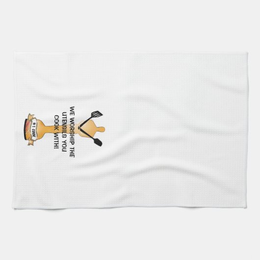 "#1 Cook - Wij zijn de gereedschap waarmee u hebt  Theedoek (Horizontaal)