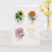 1 cor 13:13 De grootste is liefde Kaart (Gele Bloem)