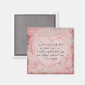 1 cor 13 - Liefde is een soort patiënt Magneet (Voorkant / Achterkant)