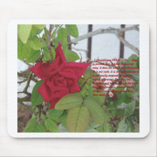 1 Corinthian 13:4-8 Love is..... Mousepad Muismat