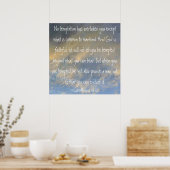 1 Corinthians 10:13 tweeslachtig Poster (Keuken)