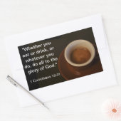 1 Corinthians 10:31 Espresso Sticker (Envelop)