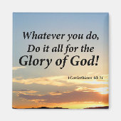 1 Corinthians 10:31 Magneet (Voorkant)