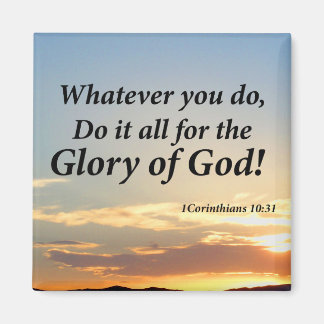 1 Corinthians 10:31 Magneet