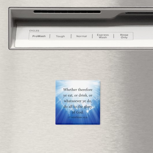 1 Corinthians 10:31 Magneet (Insitu (Vaatwasser))