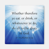 1 Corinthians 10:31 Magneet (Voorkant)