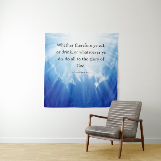 1 Corinthians 10:31 Wandkleed (In situ)