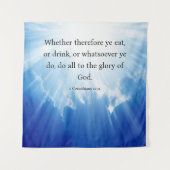 1 Corinthians 10:31 Wandkleed (Voorkant)