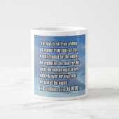 1 Corinthians 11:8–10 WEBU Mug Grote Koffiekop (Voorkant)