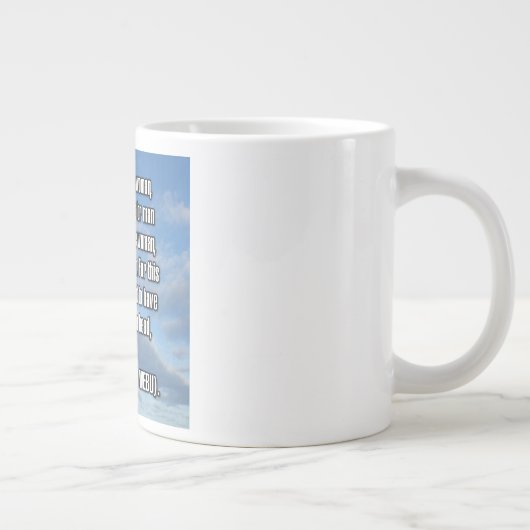 1 Corinthians 11:8–10 WEBU Mug Grote Koffiekop (Rechts)