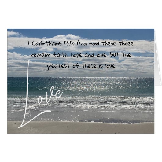 1 Corinthians 13:13 (Voorkant Horizontaal)