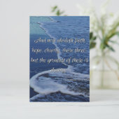 1 Corinthians 13:13 Bijbelscriptie Pic Greeting Kaart (Staand voorkant)