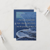 1 Corinthians 13:13 Bijbelscriptie Pic Greeting Kaart (Voorkant / Achterkant in situ)