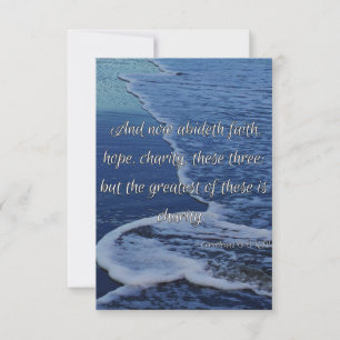 1 Corinthians 13:13 Bijbelscriptie Pic Greeting Kaart