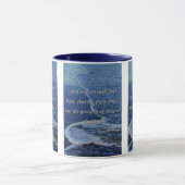 1 Corinthians 13:13 Bijbelscriptie Pic Two-Tone Mok (Midden)