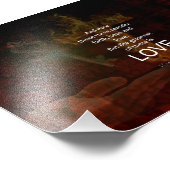 1 Corinthians 13:13 Bijbelversen citaat over LOVE Foto Afdruk (Hoek)