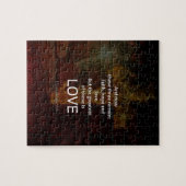 1 Corinthians 13:13 Bijbelversen citaat over LOVE Legpuzzel (Horizontaal)