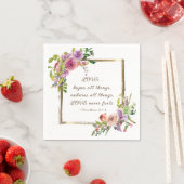 1 Corinthians 13:13 Faith Hope Love Bijbel Verse Servet (Insitu)