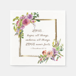 1 Corinthians 13:13 Faith Hope Love Bijbel Verse Servet