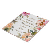 1 Corinthians 13:13 Faith Hope Love Bijbel Verse Tegeltje (Zijkant)