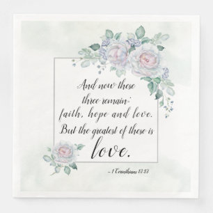 1 Corinthians 13:13 Faith Hope Love, Bijbelverse Servet