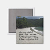 1 Corinthians 13:13 Magneet (Voorkant / Achterkant)