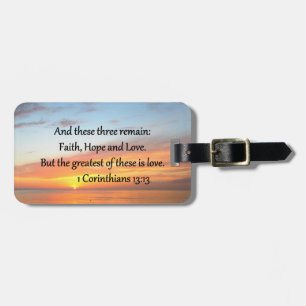 1 CORINTHIANS 13:13 SUNRISE FOTO BAGAGELABEL