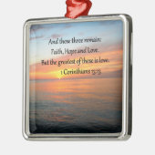 1 CORINTHIANS 13:13 SUNRISE FOTO METALEN ORNAMENT (Links)