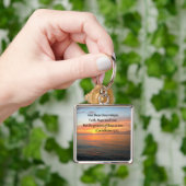 1 CORINTHIANS 13:13 SUNRISE FOTO SLEUTELHANGER (Hand)