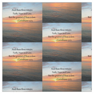 1 CORINTHIANS 13:13 SUNRISE FOTO STOF