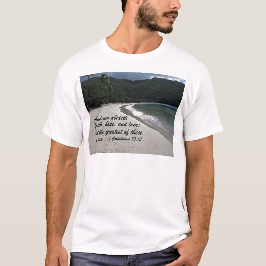 1 Corinthians 13:13 T-shirt (Voorkant)