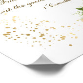 1 Corinthians 13:13 Winter Evergreen Kerstmis Poster (Hoek)