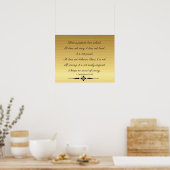 1 Corinthians 13:4-5 Love, Poster (Keuken)