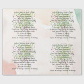 1 Corinthians 13: 4-7 Cadeaupapier (Vlak)