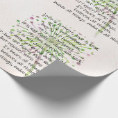 1 Corinthians 13: 4-7 Cadeaupapier (Hoek)