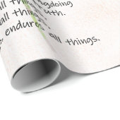 1 Corinthians 13: 4-7 Cadeaupapier (Rol Hoek)