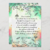 1 Corinthians 13: 4-7 Kaart (Voorkant / Achterkant)