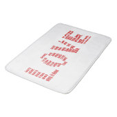 1 Corinthians 13:4-8 Bijbelvers Badmat (Gekanteld)