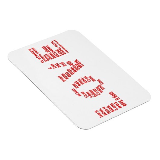 1 Corinthians 13:4-8 Bijbelvers Magneet (Rechterzijde)