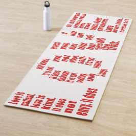 1 Corinthians 13:4-8 Bijbelvers Yogamat