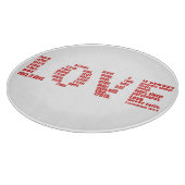 1 Corinthians 13:4-8 Bijbelverse Verse Snijplank (Hoek)